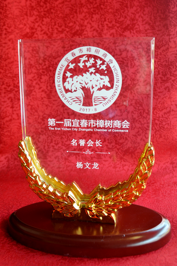 楊文龍董事長受聘爲宜春市樟樹(shù)商(shāng)會名譽會長.png